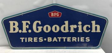 1957 B.F. Goodrich Tires & Batteries Metal Sign