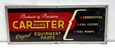 Carter Carburetor Metal Sign