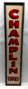 1940 Champlin Tires Metal Sign