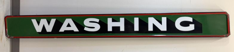 Sinclair Washing Bay Porcelain Sign