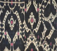 AN IKAT PANEL, FERGHANA, UZBEKISTAN, SECOND HALF 19TH CENTURY