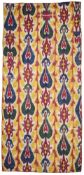 AN IKAT PANEL, UZBEKISTAN, SECOND HALF 19TH CENTURY