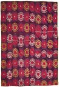 AN IKAT PANEL, BOKHARA, UZBEKISTAN, LAST QUARTER 19TH CENTURY