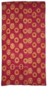 AN IKAT PANEL, UZBEKISTAN, POSSIBLY SAMARKAND, SECOND HALF 19TH CENTURY