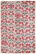 AN IKAT PANEL, UZBEKISTAN, SECOND HALF 19TH CENTURY