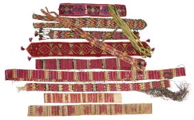 A COLLECTION OF UZBEK AND TURKMAN EMBROIDERIES, CENTRAL ASIA, LATE 19TH/EARLY 20TH CENTURY