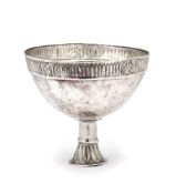 A RARE SILVER WINE GOBLET, NURISTAN, AFGHANISTAN, 19TH CENTURY