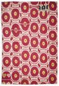 AN IKAT PANEL, UZBEKISTAN, LATE 19TH CENTURY