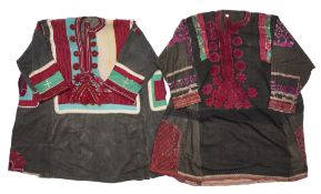 TWO SINDH TUNICS, PAKISTAN, EARLY 20TH CENTURY