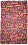 AN IKAT PANEL, BOKHARA, UZBEKISTAN, LAST QUARTER 19TH CENTURY