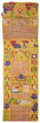 A HOROSCOPE SCROLL, GUJARAT, WESTERN INDIA, 19TH/20TH CENTURY