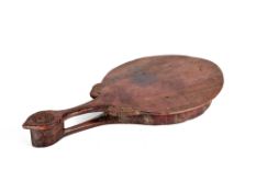 A CARVED WOOD PRIEST'S STOOL, KERALA, SOUTH INDIA, 19TH/20TH CENTURY