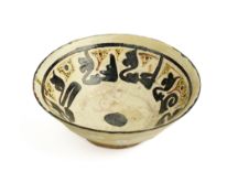 A NISHAPUR POTTERY BOWL, PERSIA, 10TH CENTURY