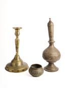 THREE ITEMS OF METALWORK