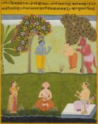 A FOLIO PROBABLY FROM A SAT SAI SERIES, MEWAR, INDIA, EARLY 18TH CENTURY