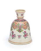A FAMILLE ROSE HUQQA BOTTLE, CHINA FOR THE INDIAN MARKET, 19TH CENTURY