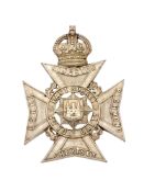 A 3RD VOLUNTEER BATTALION EAST SURREY REGIMENT HELMET PLATE, POST-1901