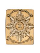 A RARE 1ST BENGAL EUROPEAN REGIMENT OFFICER'S SHOULDER BELT PLATE, CIRCA 1839