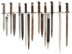 TEN CONTINENTAL BAYONETS