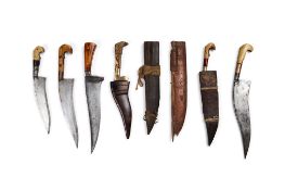 SIX INDIAN CHHURA, LATE 19TH CENTURY, PROBABLY JODHPUR