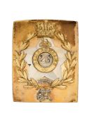 A 26TH (CAMERONIANS) REGIMENT OF FOOT OFFICER'S SHOULDER BELT PLATE, CIRCA 1843-55