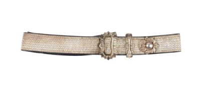 A VOLUNTEER ARTILLERY OFFICER'S POUCH BELT