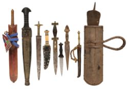 THIRTY-FOUR VARIOUS AFRICAN DAGGERS, 20TH CENTURY AND LATER