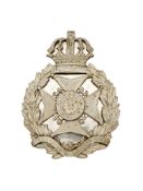 A VICTORIAN RIFLE BRIGADE MILITIA HELMET PLATE