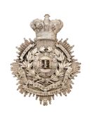 A 3RD REGIMENT OF SIKH INFANTRY PUNJAB FRONTIER FORCE POUCH BELT PLATE, CIRCA 1882-1901