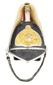 A VICTORIAN OFFICER'S HELMET OF THE WORCESTERSHIRE YEOMANRY