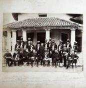 PHOTOGRAPH PORTRAIT ALBUMS OF BRITISH AND INDIAN MILITARY OFFICERS AND OTHERS, CIRCA 1860-1899