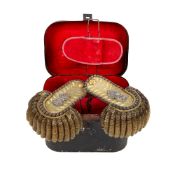 A PAIR OF GEORGIAN EPAULETTES