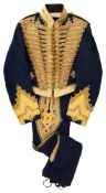 A CASED HUSSAR OFFICER’S UNIFORM, LATE 19TH/EARLY 20TH CENTURY