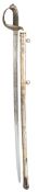 AN 1897 PATTERN INFANTRY OFFICER’S SWORD OF THE WARWICKSHIRE RIFLE VOLUNTEERS BY REEVES, MAKER,