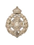 A RARE VICTORIAN 24TH (POST OFFICE) MIDDLESEX RIFLE VOLUNTEERS POST 1880 OFFICER’S POUCH BADGE