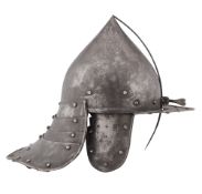 A REPRODUCTION POT HELMET IN EUROPEAN MID-17TH CENTURY STYLE