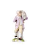 A MEISSEN PORCELAIN FIGURE OF A COALMAN, SECOND HALF OF THE 18TH CENTURY