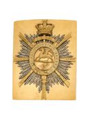 A 3RD (EAST KENT) REGIMENT (THE BUFFS) OFFICER’S SHOULDER BELT PLATE, CIRCA 1840-55