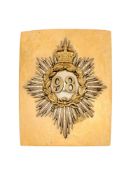 A 98TH (NORTH STAFFORDSHIRE) REGIMENT OF FOOT OFFICER’S SHOULDER BELT PLATE, CIRCA 1830-55