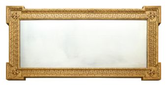 A LARGE GILT WOOD MIRROR, 2OTH CENTURY