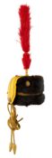 AN OFFICER'S BUSBY OF THE 4TH QUEEN'S OWN HUSSARS