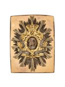 A 40TH (2ND SOMERSETSHIRE) REGIMENT OF FOOT, OFFICER’S SHOULDER BELT PLATE, CIRCA 1844-55
