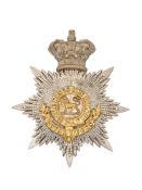 A KING’S OWN ROYAL BUCKS MILITIA OFFICER’S HELMET PLATE, CIRCA 1878-81