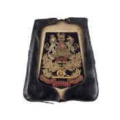 AN OFFICER'S DRESS SABRETACHE OF THE NORTH IRISH DIVISION, ROYAL ARTILLERY