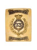 A 73RD REGIMENT OF FOOT OFFICER’S SHOULDER BELT PLATE, CIRCA 1855-82