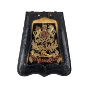 AN OFFICER'S DRESS SABRETACHE OF THE ROYAL ARTILLERY