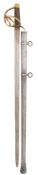 A PRUSSIAN MODEL 1819 CUIRASSIER’S SWORD, 19TH CENTURY