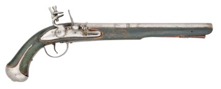 A VERY RARE SWEDISH FLINTLOCK 16 BORE MODEL 1688 HOLSTER PISTOL OF THE BOHUSLÄN DRAGOON REGIMENT,