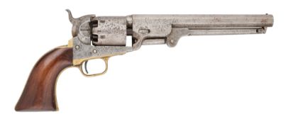 A RARE AMERICAN COLT MODEL 1851 NAVY PERCUSSION REVOLVER FOR NEW SOUTH WALES POLICE,