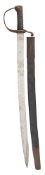 A RUSSIAN MARINES SWORD, DATED 1857